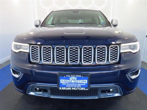 Blue 2017 Jeep Grand Cherokee Overland