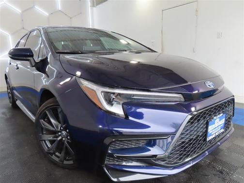 Blue 2025 Toyota Corolla Hybrid SE