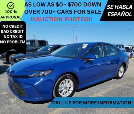 Blue 2025 Toyota Camry LE