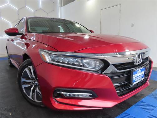 Red 2020 Honda Accord Hybrid EX