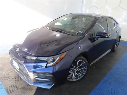 Blue 2021 Toyota Corolla SE