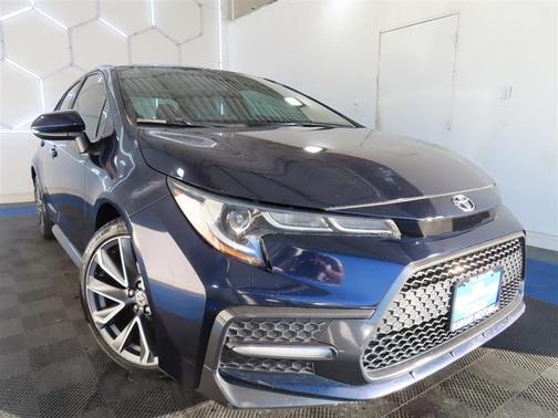 Blue 2021 Toyota Corolla SE