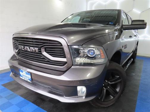 Gray 2018 RAM 1500 Sport