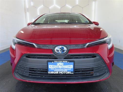 Red 2024 Toyota Corolla Hybrid LE