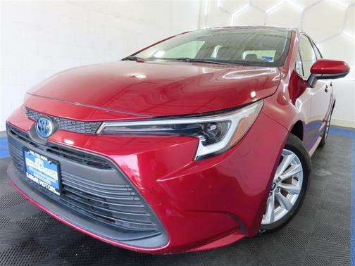 Red 2024 Toyota Corolla Hybrid LE