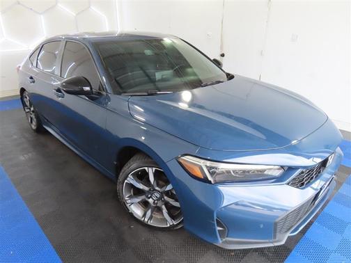 Blue 2025 Honda Civic Hybrid TOURING