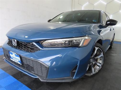 Blue 2025 Honda Civic Hybrid TOURING