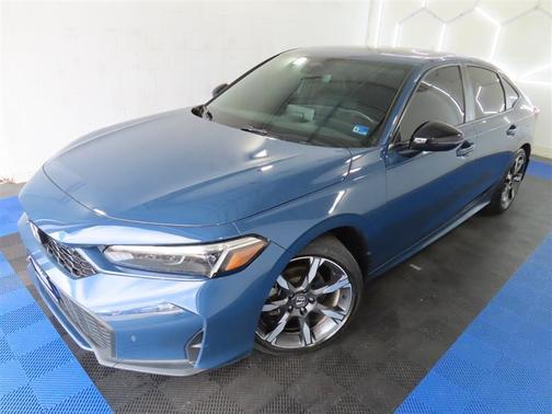 Blue 2025 Honda Civic Hybrid TOURING