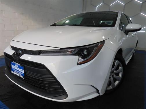 White 2024 Toyota Corolla LE