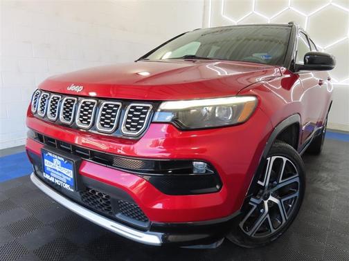 Red 2025 Jeep Compass Limited