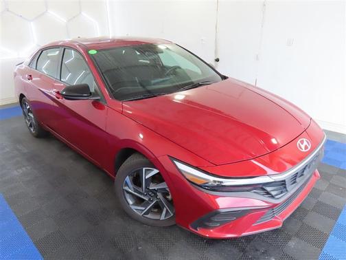 Red 2025 Hyundai ELANTRA SEL Sport