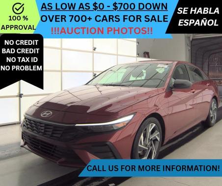 Red 2025 Hyundai ELANTRA SEL Sport