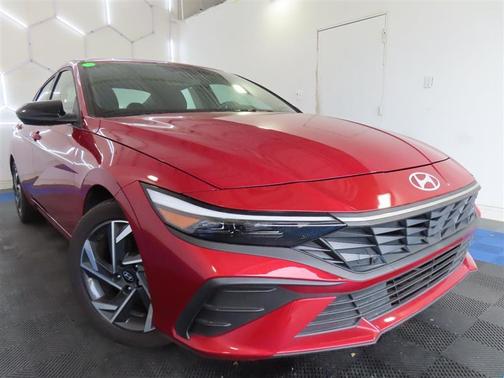 Red 2025 Hyundai ELANTRA SEL Sport