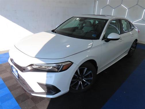 White 2023 Honda Civic EX