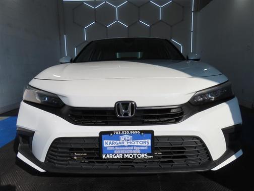 White 2023 Honda Civic EX