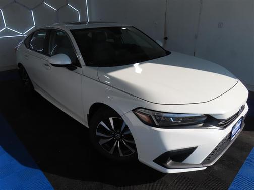 White 2023 Honda Civic EX