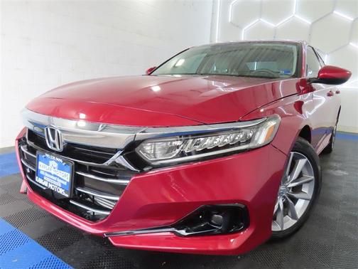 Red 2021 Honda Accord LX 1.5T