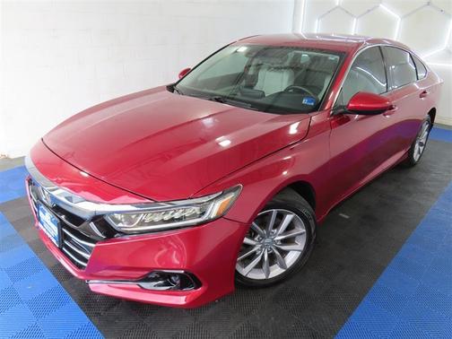 Red 2021 Honda Accord LX 1.5T