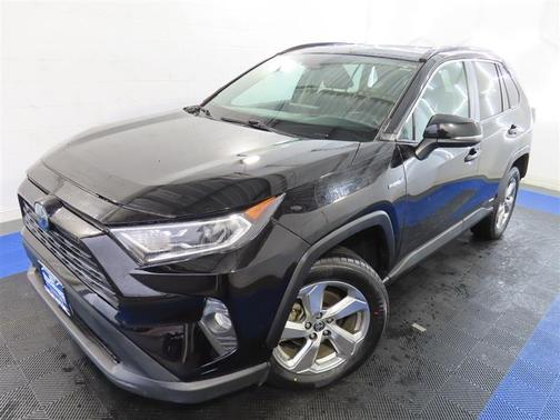 Black 2021 Toyota RAV4 Hybrid XLE Premium