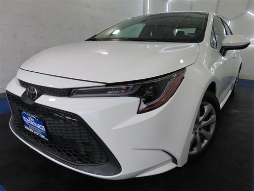 White 2022 Toyota Corolla LE