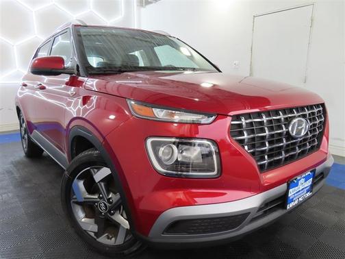 Red 2025 Hyundai VENUE SEL