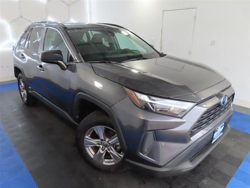 Gray 2023 Toyota RAV4 Hybrid LE