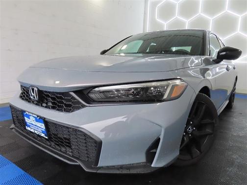 Gray 2025 Honda Civic Sport