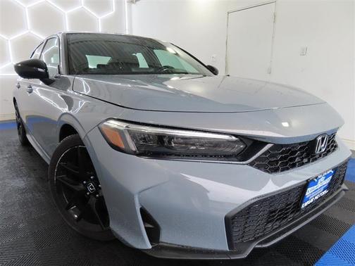 Gray 2025 Honda Civic Sport