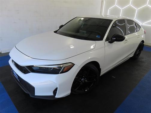 White 2025 Honda Civic Sport