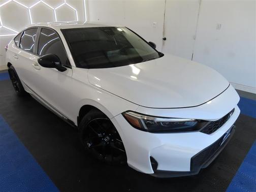 White 2025 Honda Civic Sport