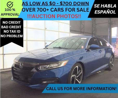 Blue 2019 Honda Accord Sport