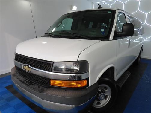 White 2020 Chevrolet Express 3500 LT