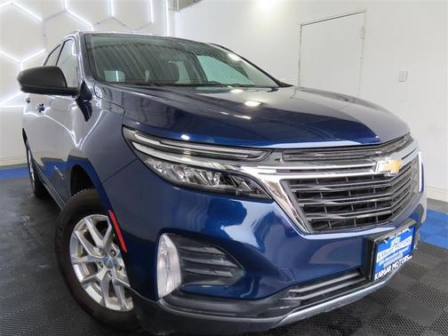 Blue 2022 Chevrolet Equinox 1LT