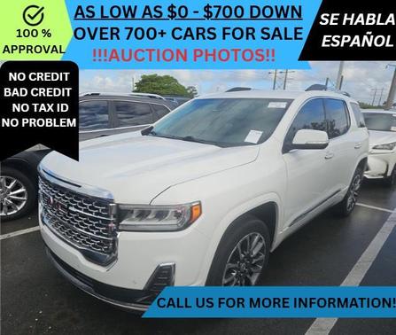 White 2022 GMC Acadia Denali