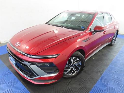 Red 2026 Hyundai SONATA Hybrid Blue