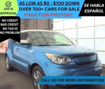Blue 2017 Kia Soul EV