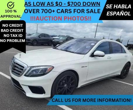White 2015 Mercedes-Benz S-Class S 65 AMG