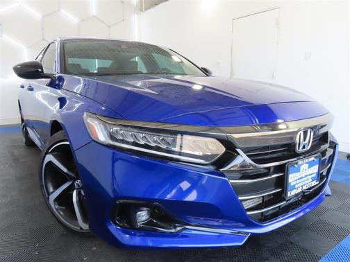 Blue 2022 Honda Accord Sport 2.0T