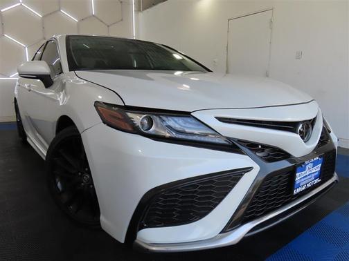 White 2022 Toyota Camry XSE