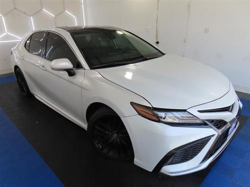White 2022 Toyota Camry XSE