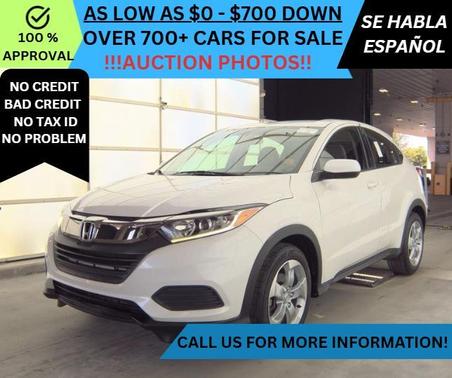 White 2021 Honda HR-V LX