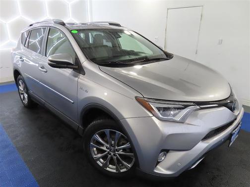 Silver 2018 Toyota RAV4 Hybrid Limited