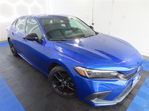Blue 2022 Honda Civic Sport