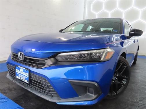 Blue 2022 Honda Civic Sport