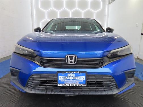 Blue 2022 Honda Civic Sport