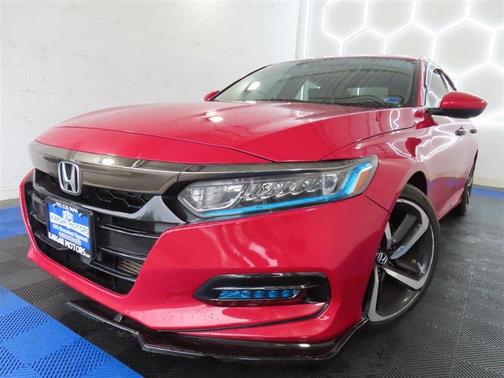 Red 2018 Honda Accord Sport