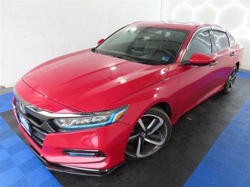 Red 2018 Honda Accord Sport