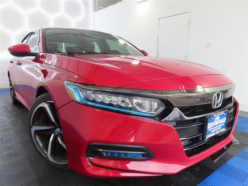 Red 2018 Honda Accord Sport
