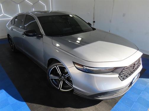 Silver 2024 Honda Accord Hybrid Sport