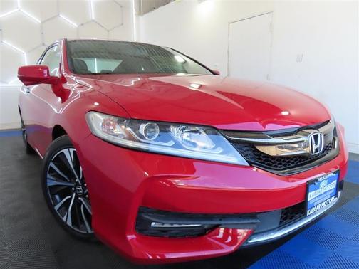 Red 2016 Honda Accord EX-L